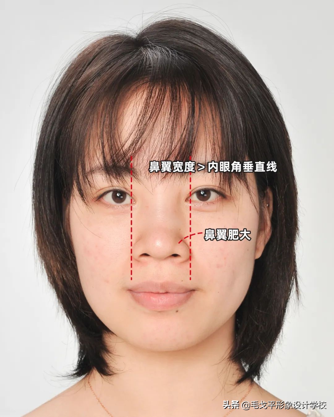 大鼻子要怎样化妆才能好看,平鼻怎么化妆才好看