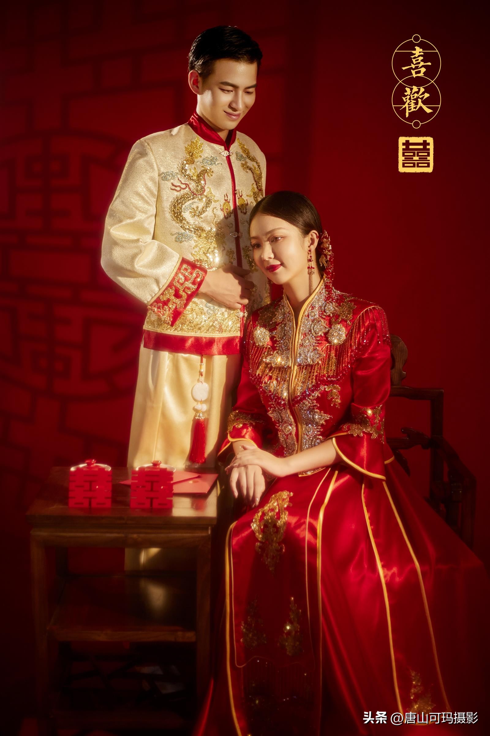 北京秀禾婚纱照图片欣赏,唐山中式秀禾婚纱照的风格推荐