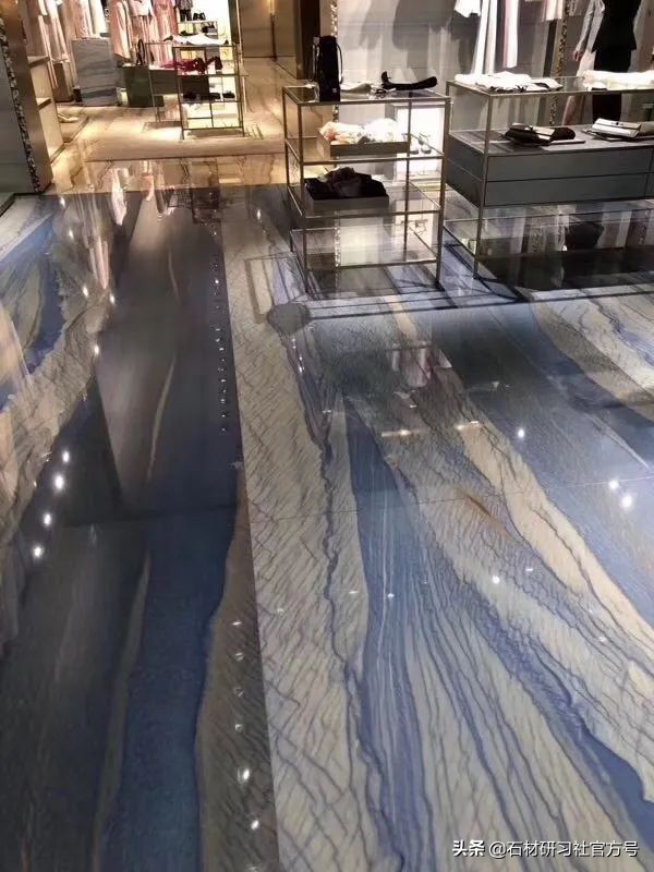 高端大气上档次低调奢华石材,石材蓝色经典