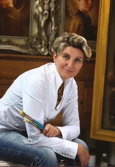 有关爱情的花鸟油画作品,北欧轻奢风格油画作品