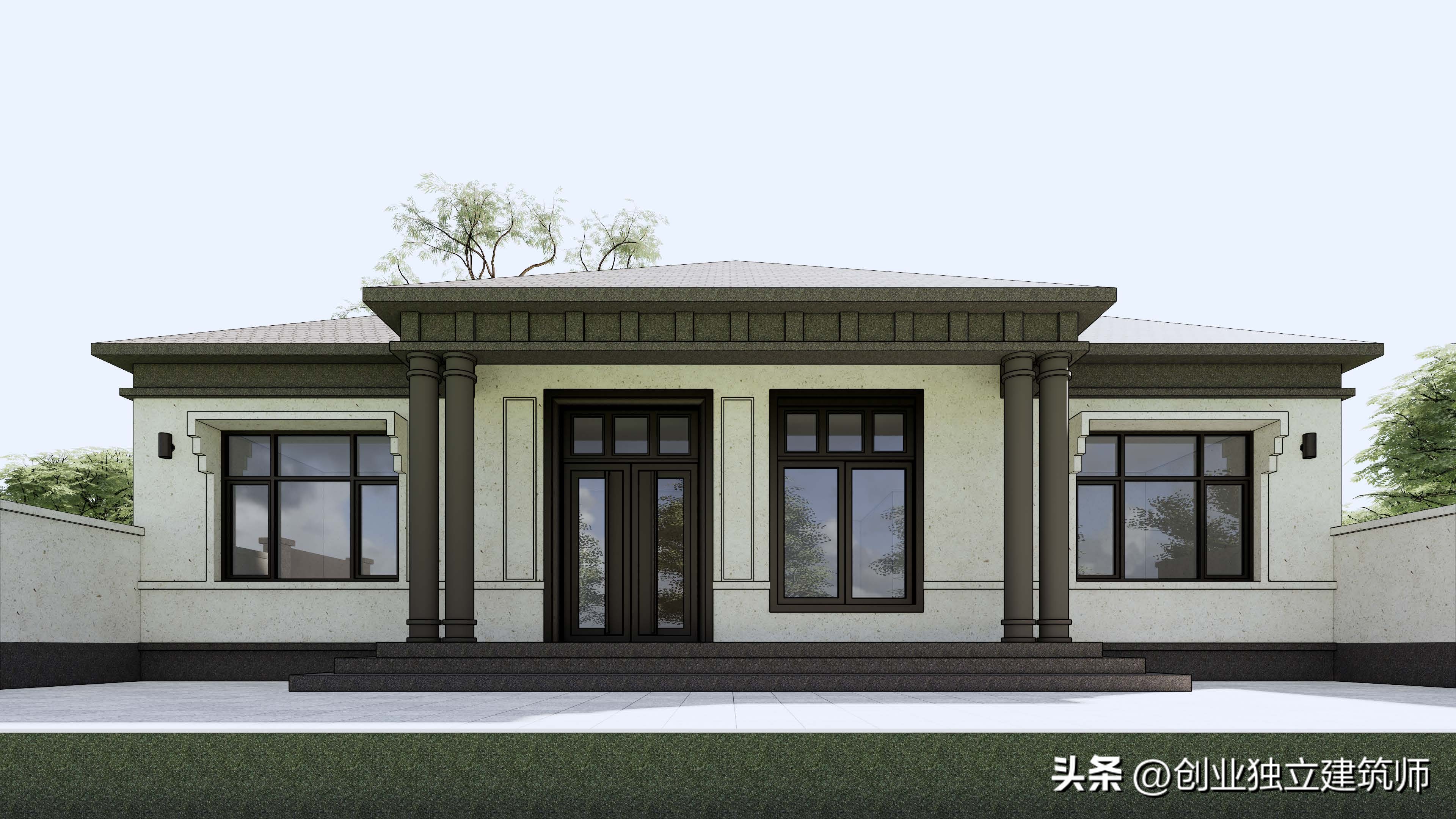 造墅工厂设计农村自建房,自建工作室设计