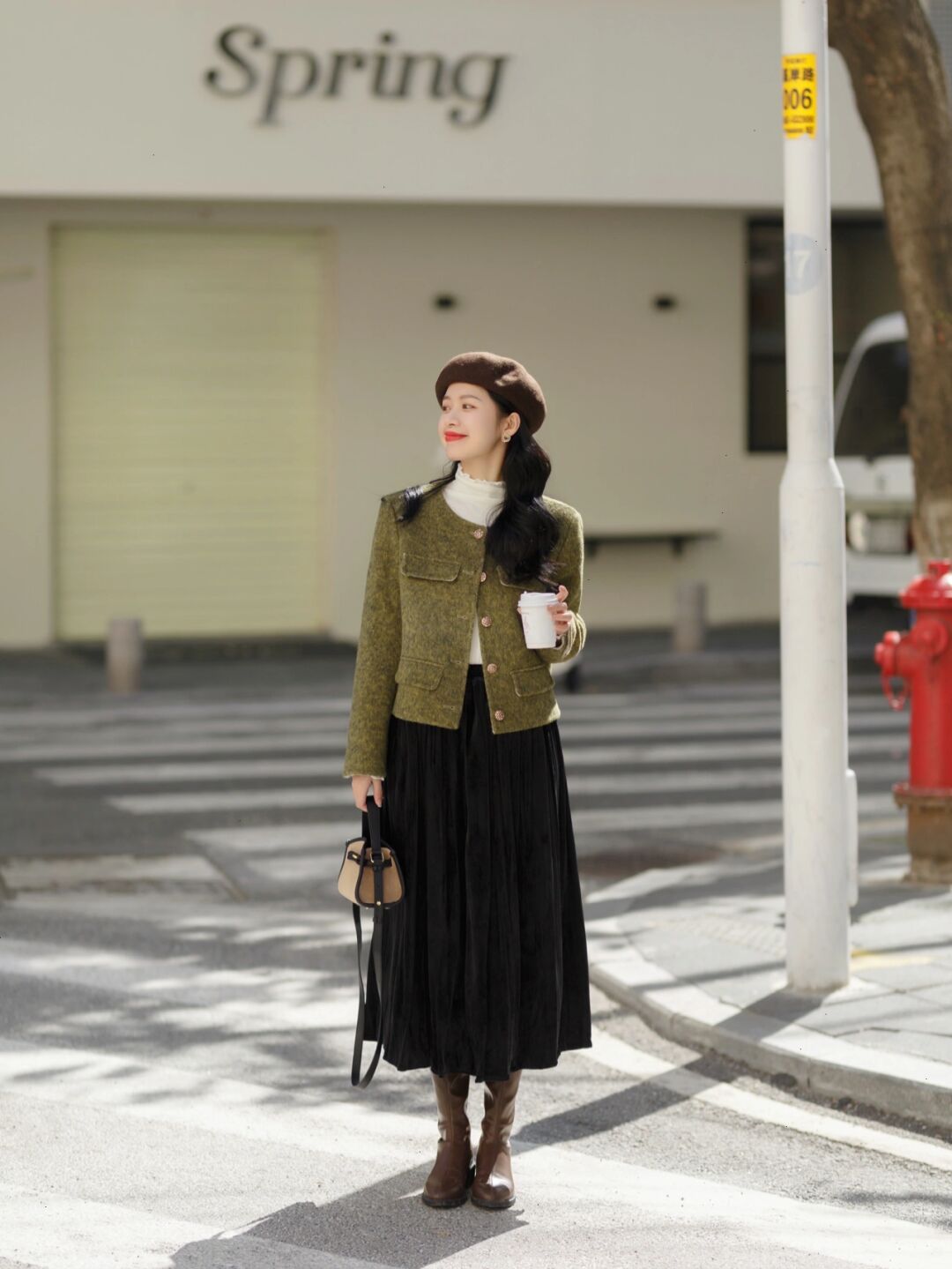 职场OL冬季离不开“羊毛西装”，借鉴这组搭配，日常通勤也很时髦