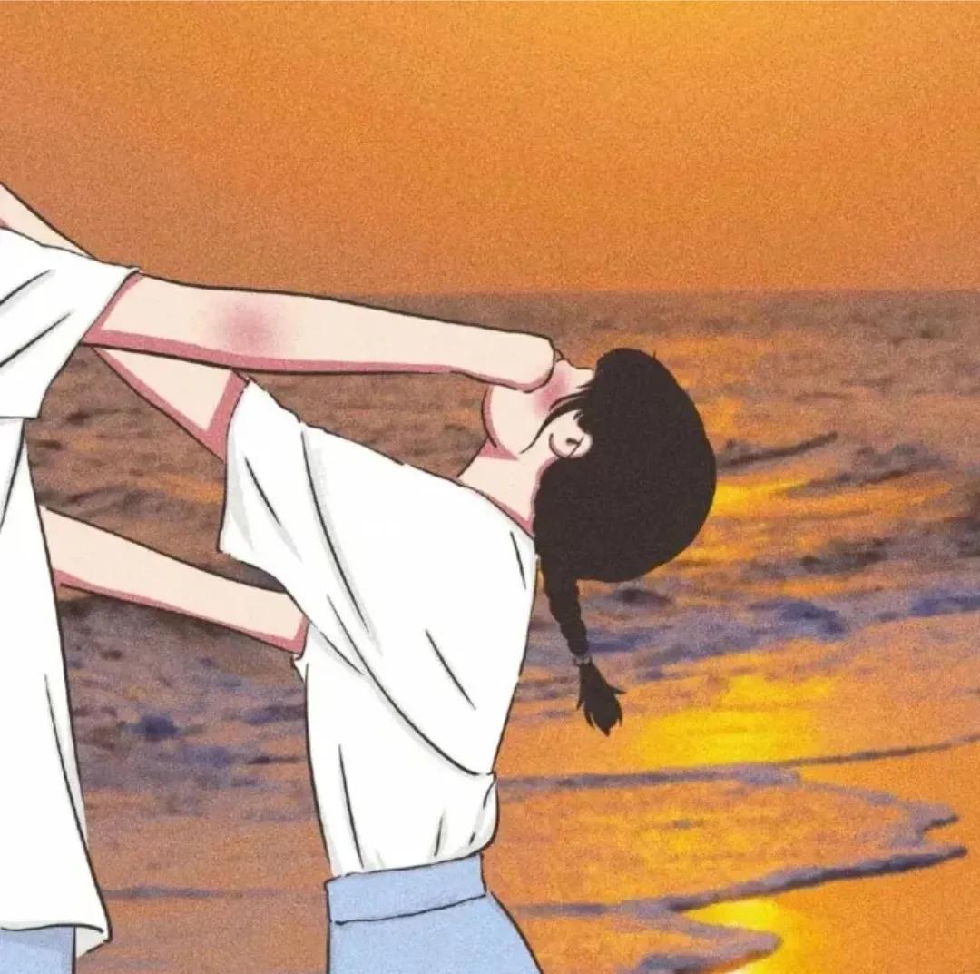 情侣头像阳光明媚五彩缤纷,阳光朝气的情侣头像