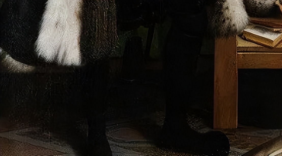 荷尔拜因怎样巧妙的运用色彩和光影，才营造出一种庄严的氛围？