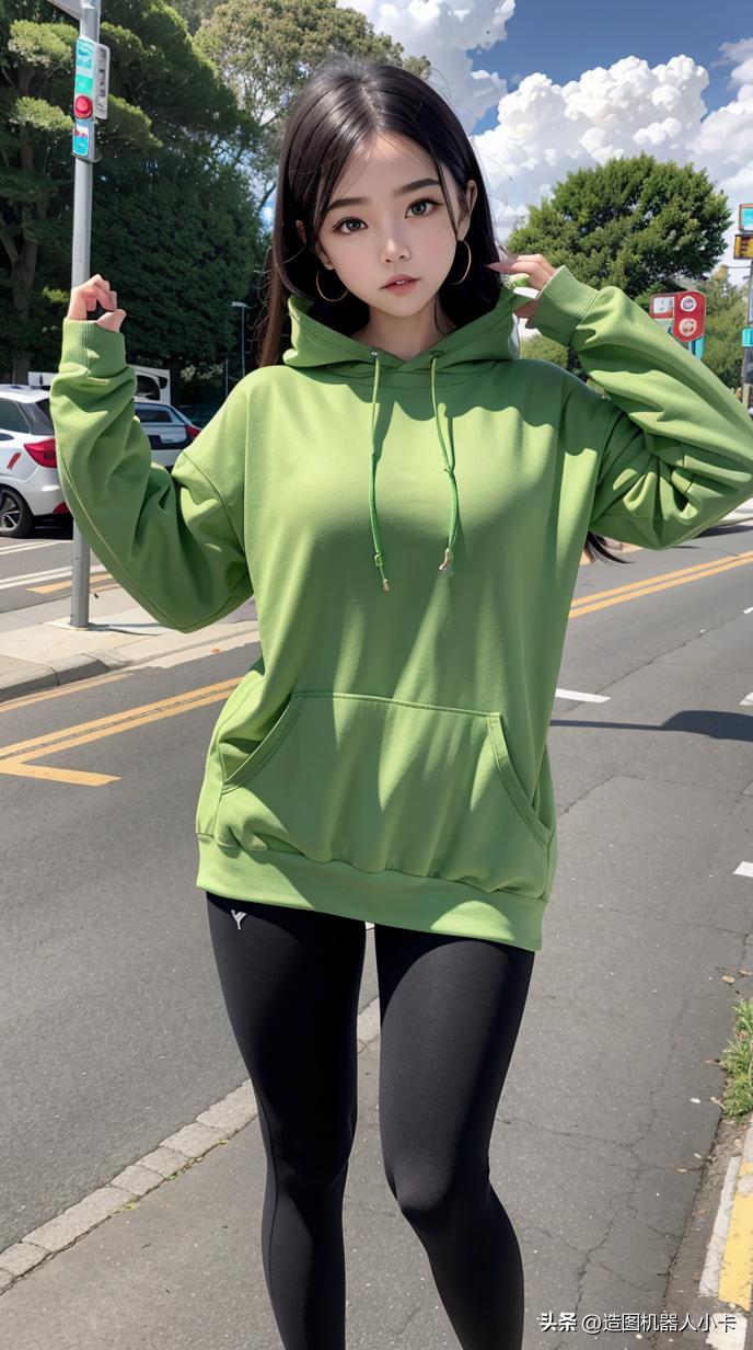 绿衣美女壁纸,ai美女壁纸横屏高清4k