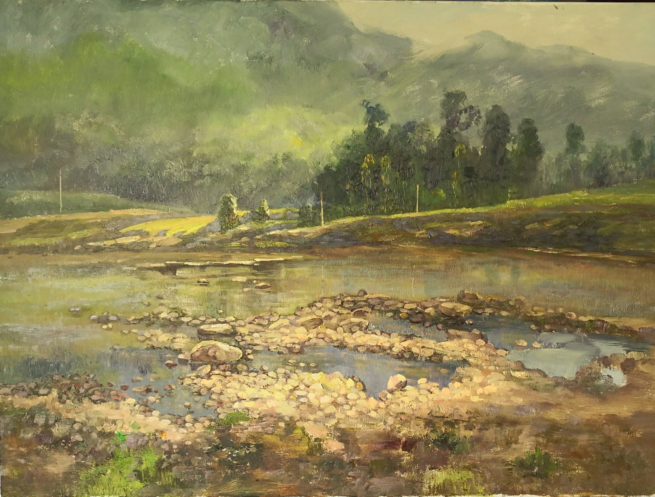 邓湘伟油画作品欣赏,夏卫平油画作品欣赏