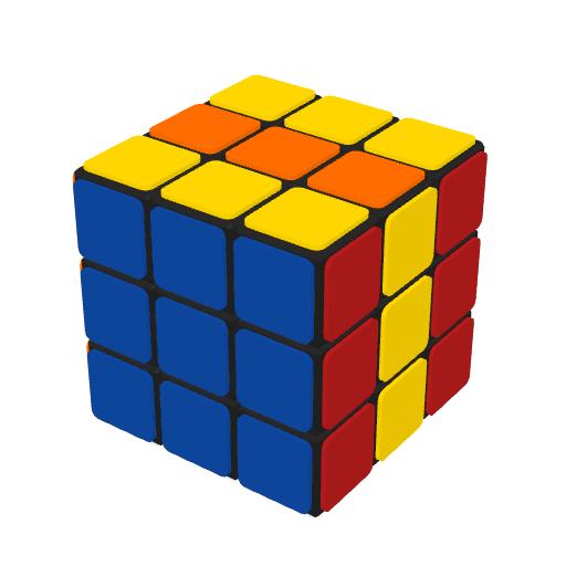 魔方转动字母示意图,三阶魔方公式字母的意思