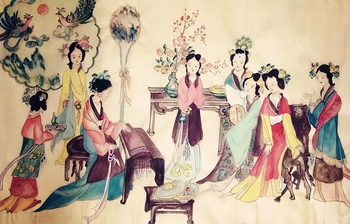 中国唐代服饰上的图案,唐代服饰代表服饰