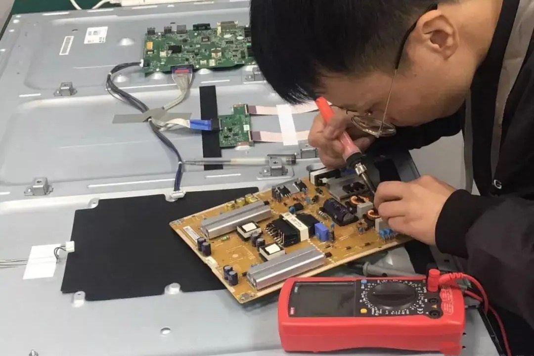 液晶电视维修教程花屏,液晶电视维修教程有声音无图像