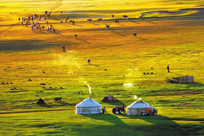 拍点景色,航拍发现深山