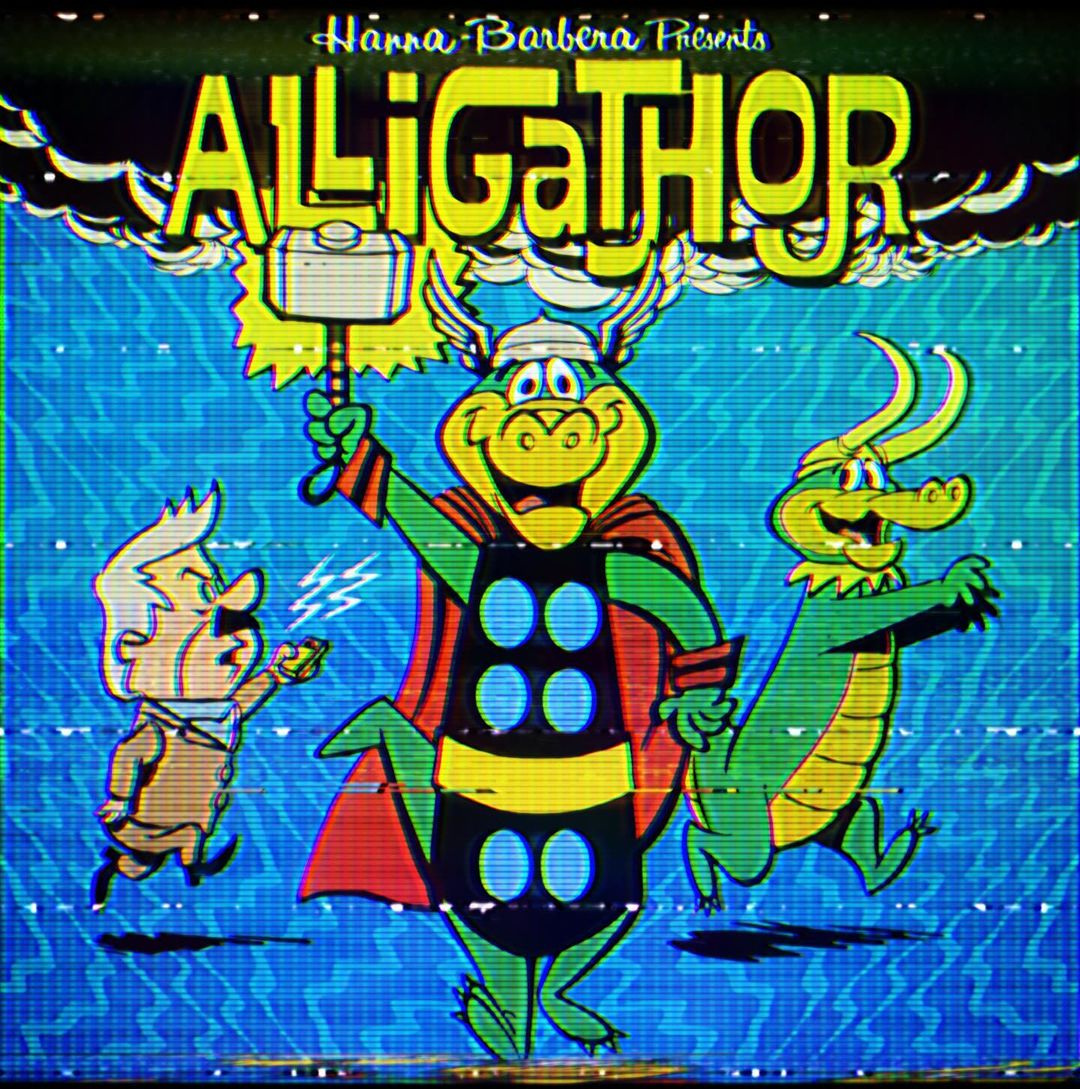 插画氛围感人物构图,复古美式波普插画