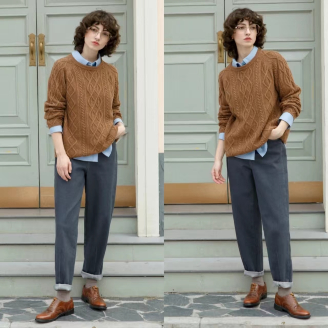 外套秋冬蓝色搭配什么颜色,秋冬比较显高级的颜色搭配