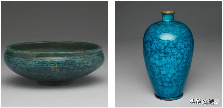 明清孔雀蓝釉仰莲纹执壶,明清翠青釉官窑瓷器鉴赏