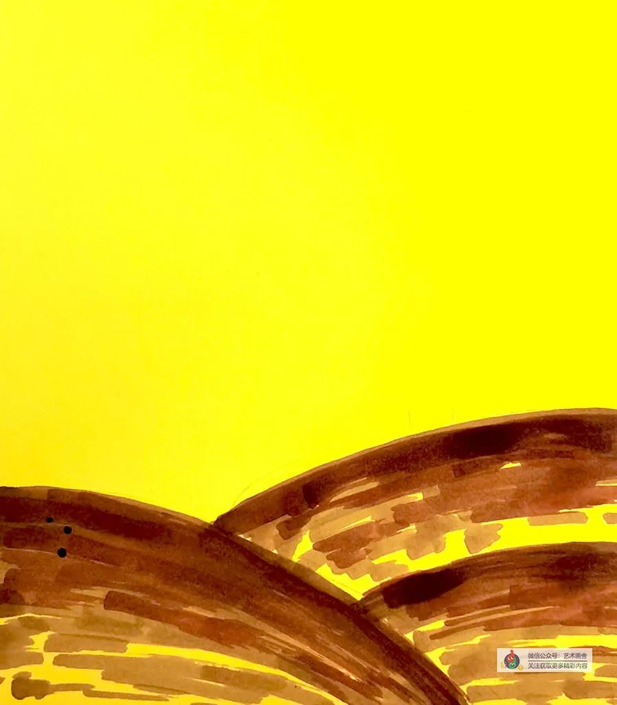 创意儿童画沙漠中的仙人掌,沙漠中的仙人掌怎么画