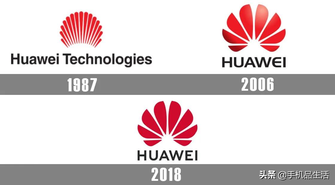华为logo两代变化,华为logo版本发展史