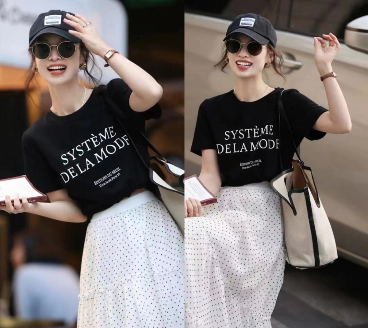 白裙子穿搭夏季气质超仙,夏天裙子凉快不透