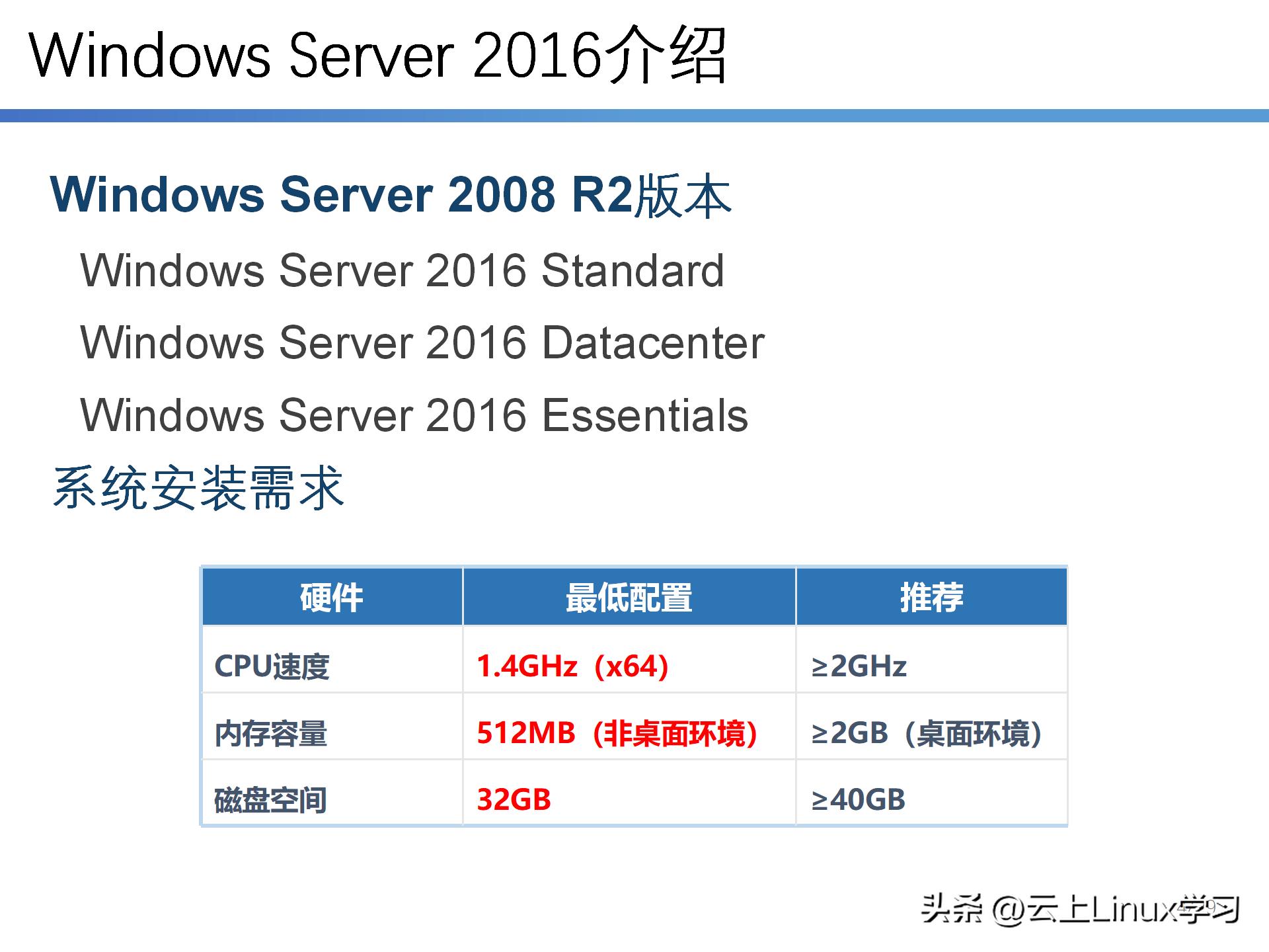云计算学习体系-第一部分-第七节-WindowsServer2016R2安装与配置