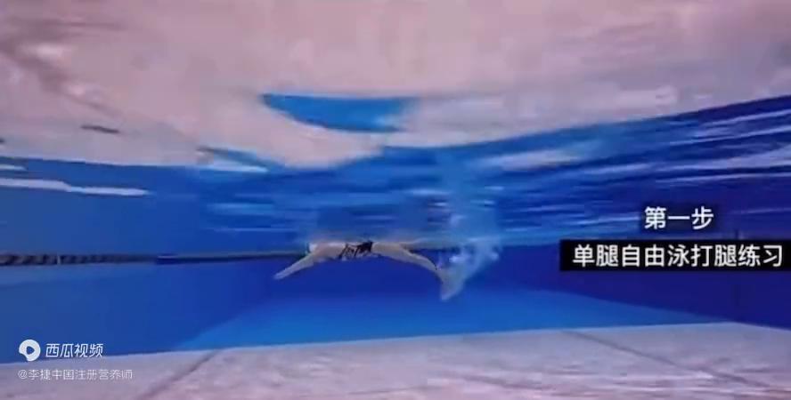 蝶泳腿的正确姿势慢动作,正确的蝶泳打腿方法