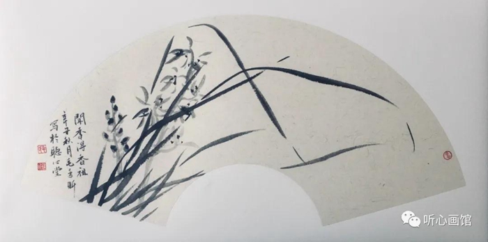 国画工笔画兰花作品欣赏,国画大师霍春阳兰花作品欣赏