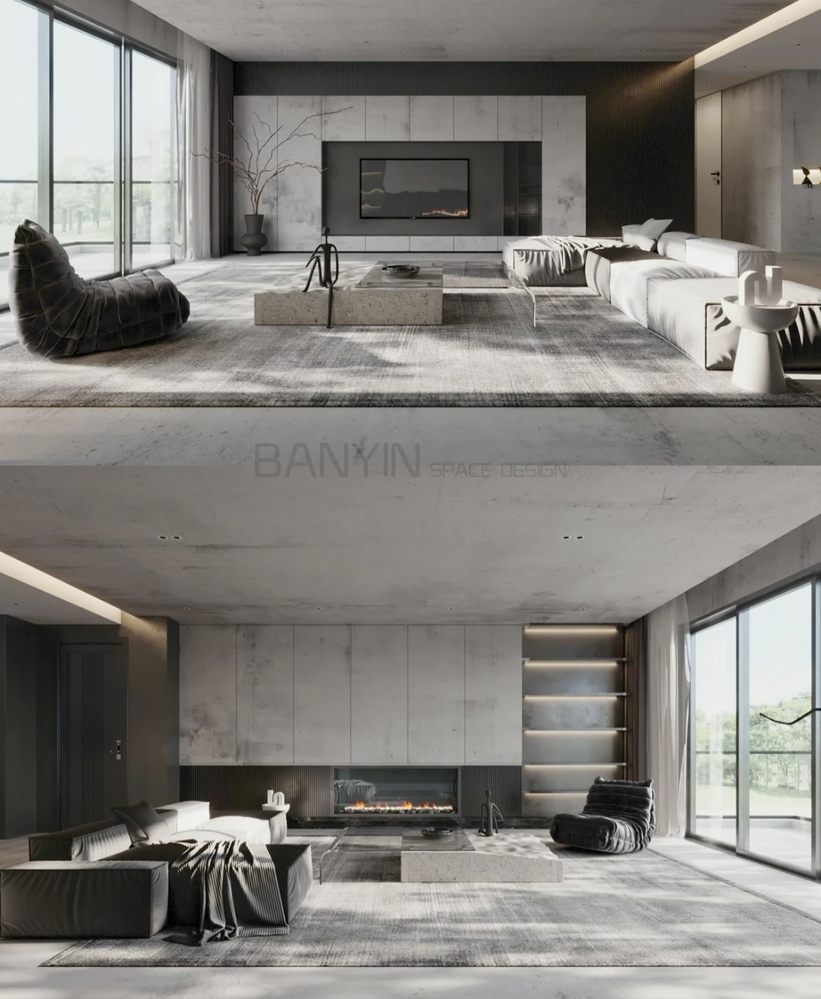 发现一位浙江男孩的家，因入住毛坯房爆红全网，灰墙灰地太舒服了