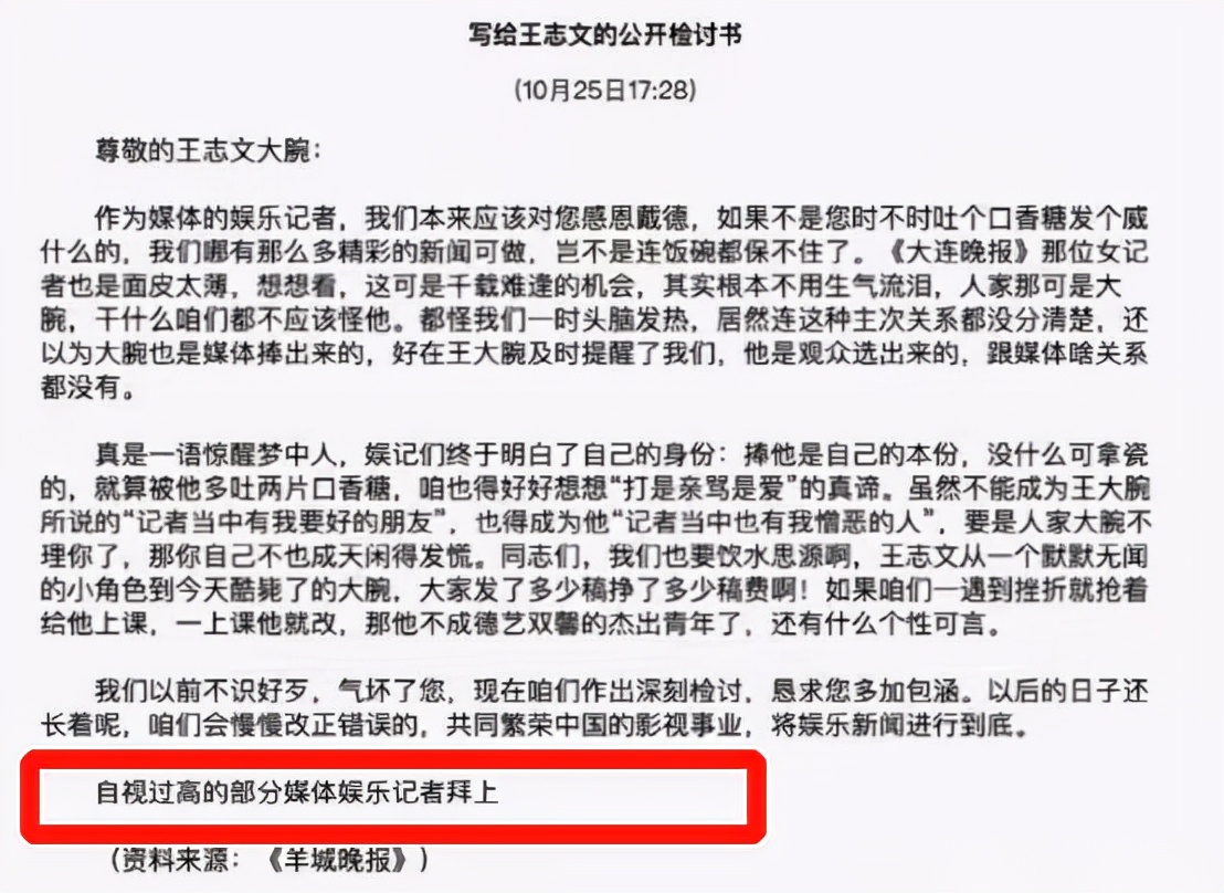 王志文得罪谁,王志文得罪