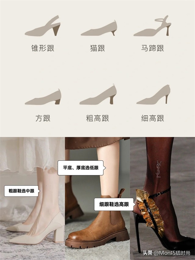 女人会打扮和不打扮的区别,从女生穿的鞋子能看出什么