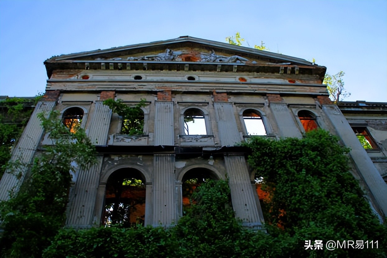 荒废的美国警车,荒芜的美