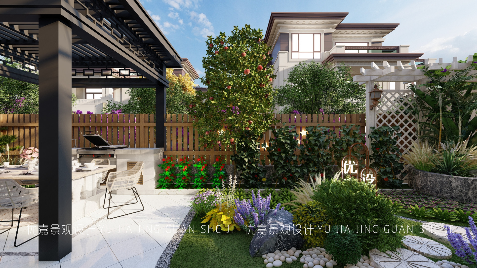 2.5米宽8米长的小院设计效果图,长9米宽4米小院如何设计