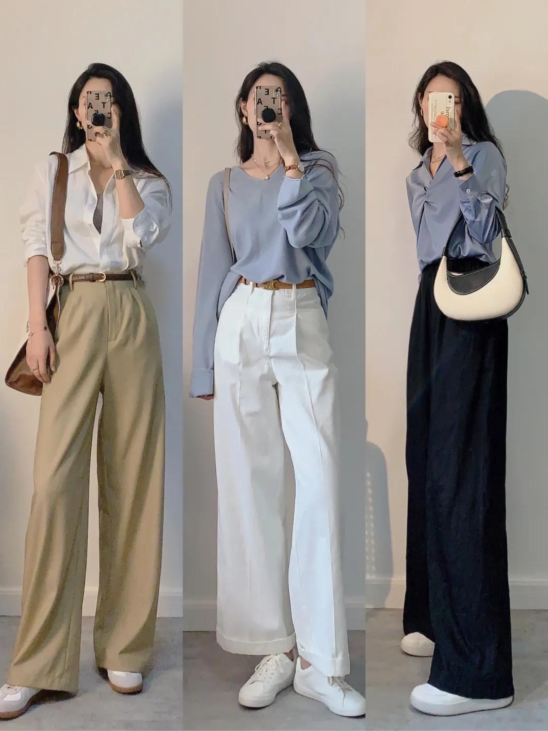 街拍穿搭休闲裤,街拍穿出来的衣服拥有潮流的气息