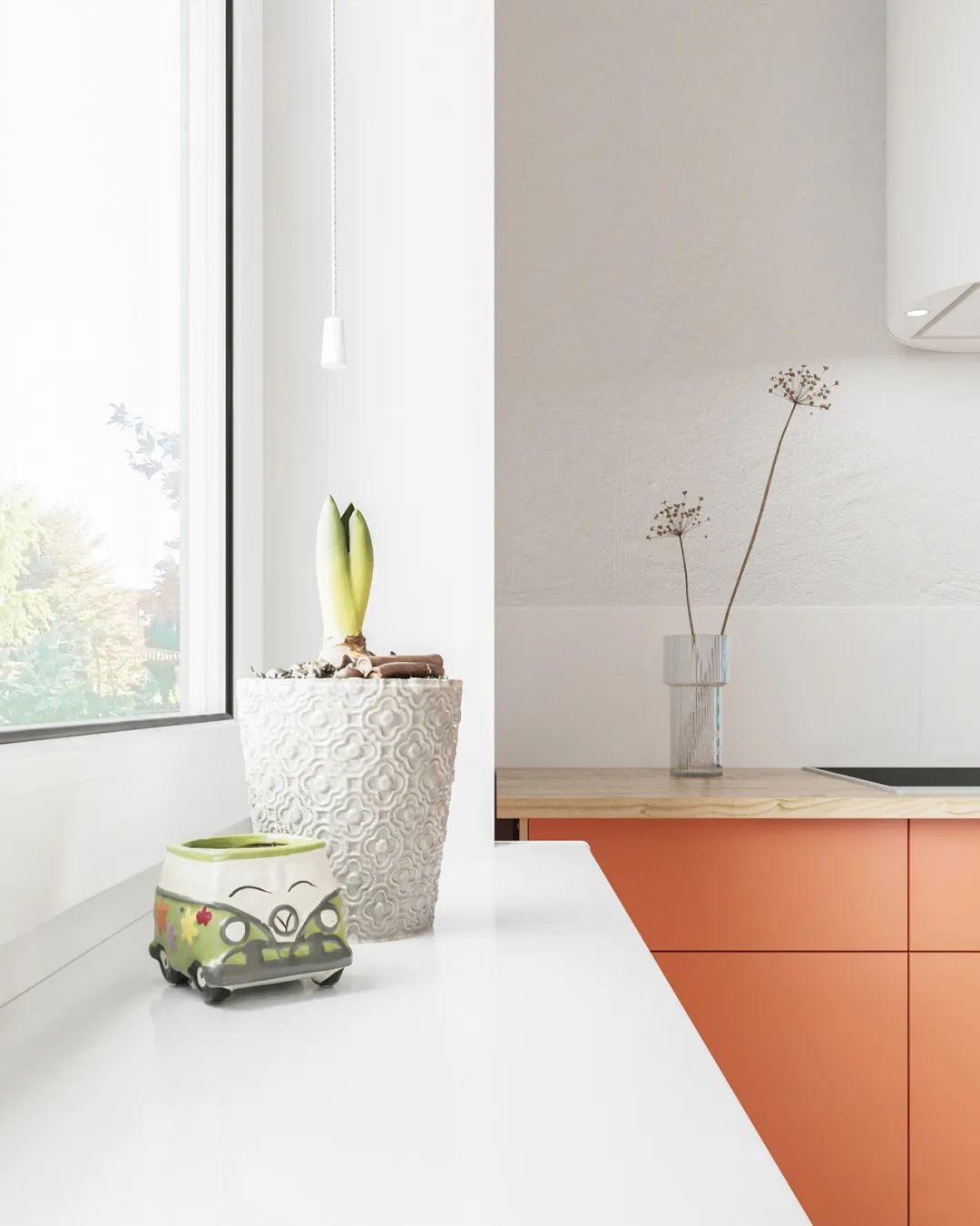 蓝橙色彩构成,活力橙配色装修