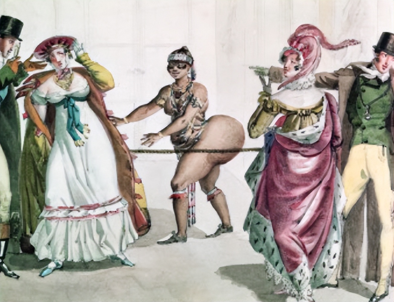 南非女孩巴特曼：因巨臀被白人骗到欧洲做展览，死后200年成标本