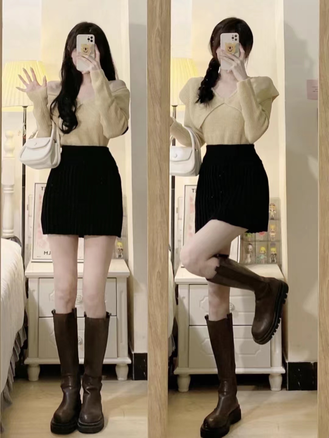 显高又显瘦的长筒靴,显瘦百搭又好看长筒宽靴