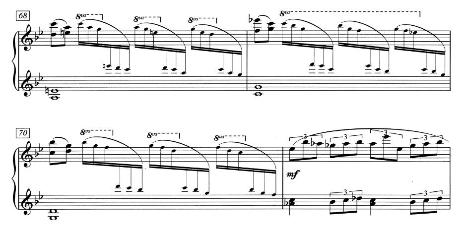 钢琴变奏曲的曲式结构,钢琴曲曲式结构分析