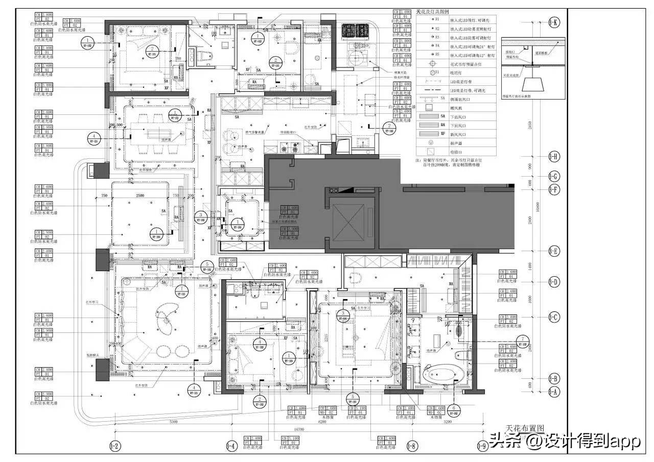 室内设计施工图图例,设计师室内设计效果图讲解