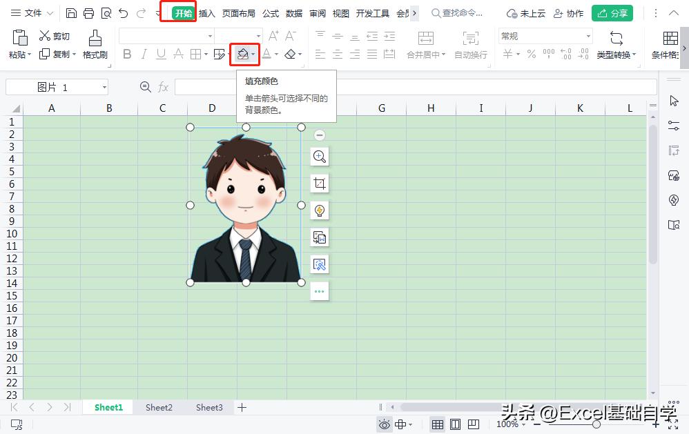 wps表格有底色,wps单元格底色