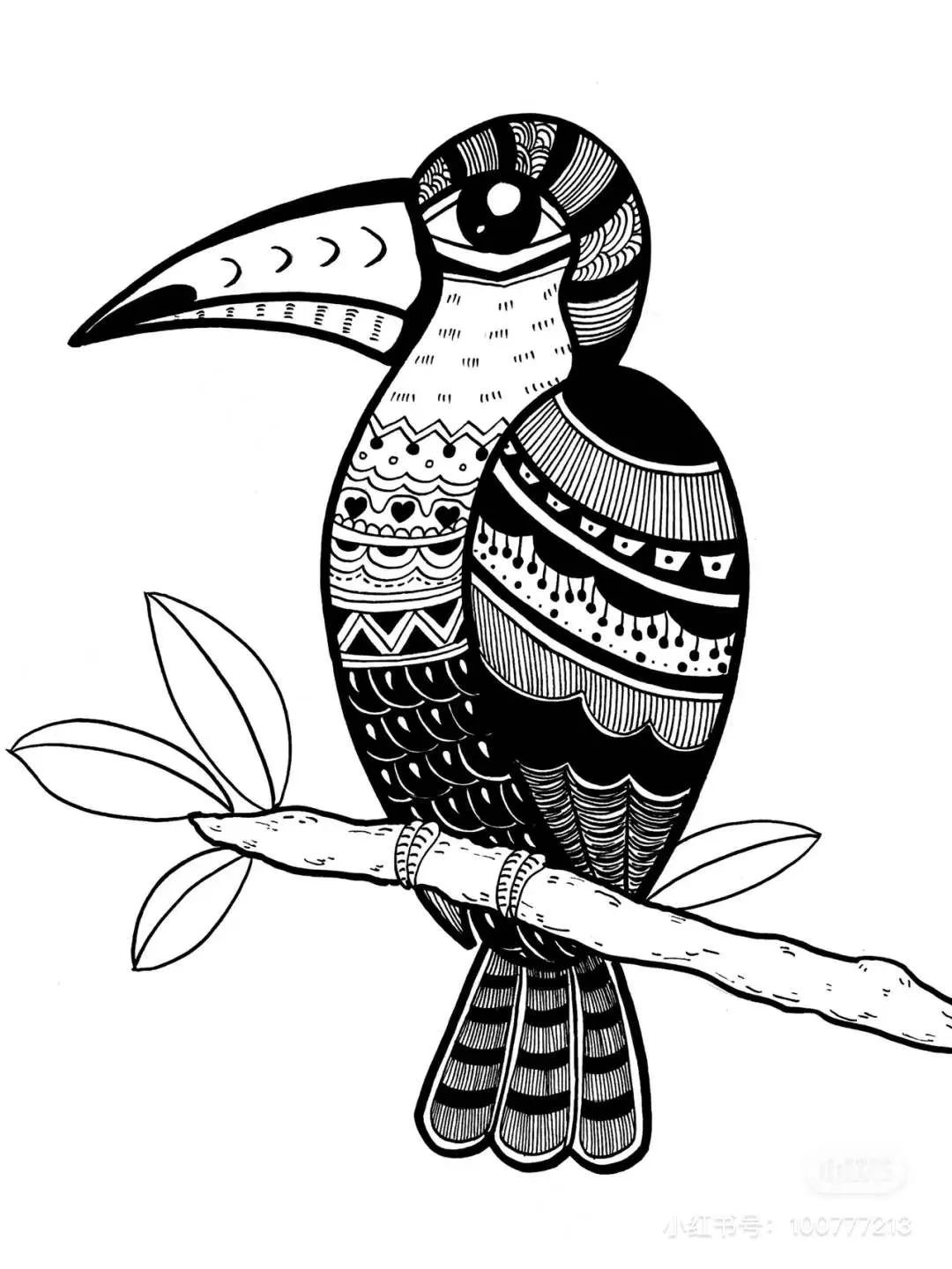 50张设计感十足的创意线描，随手画就能创造美，零基础也可以画