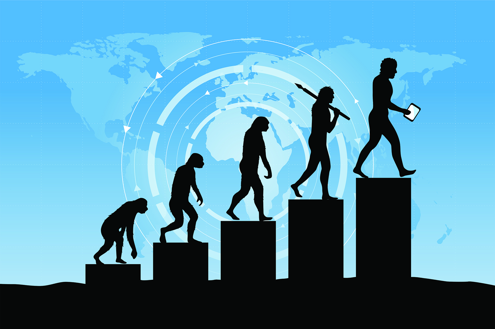 猩猩新石器时代,现在猩猩能进化成人类吗