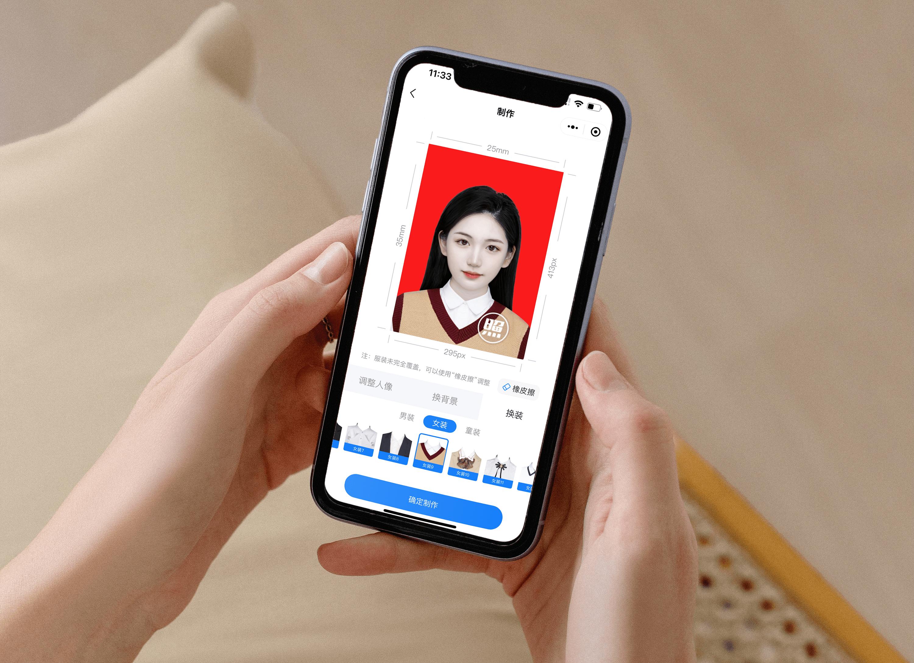 手机上如何更换照片底色,如何用手机换证件照底色