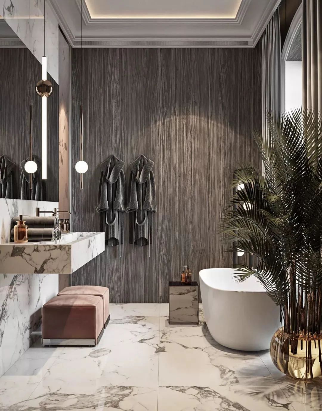 200方大平层法式轻奢装修风格,高品位的奢华大平层你值得品鉴