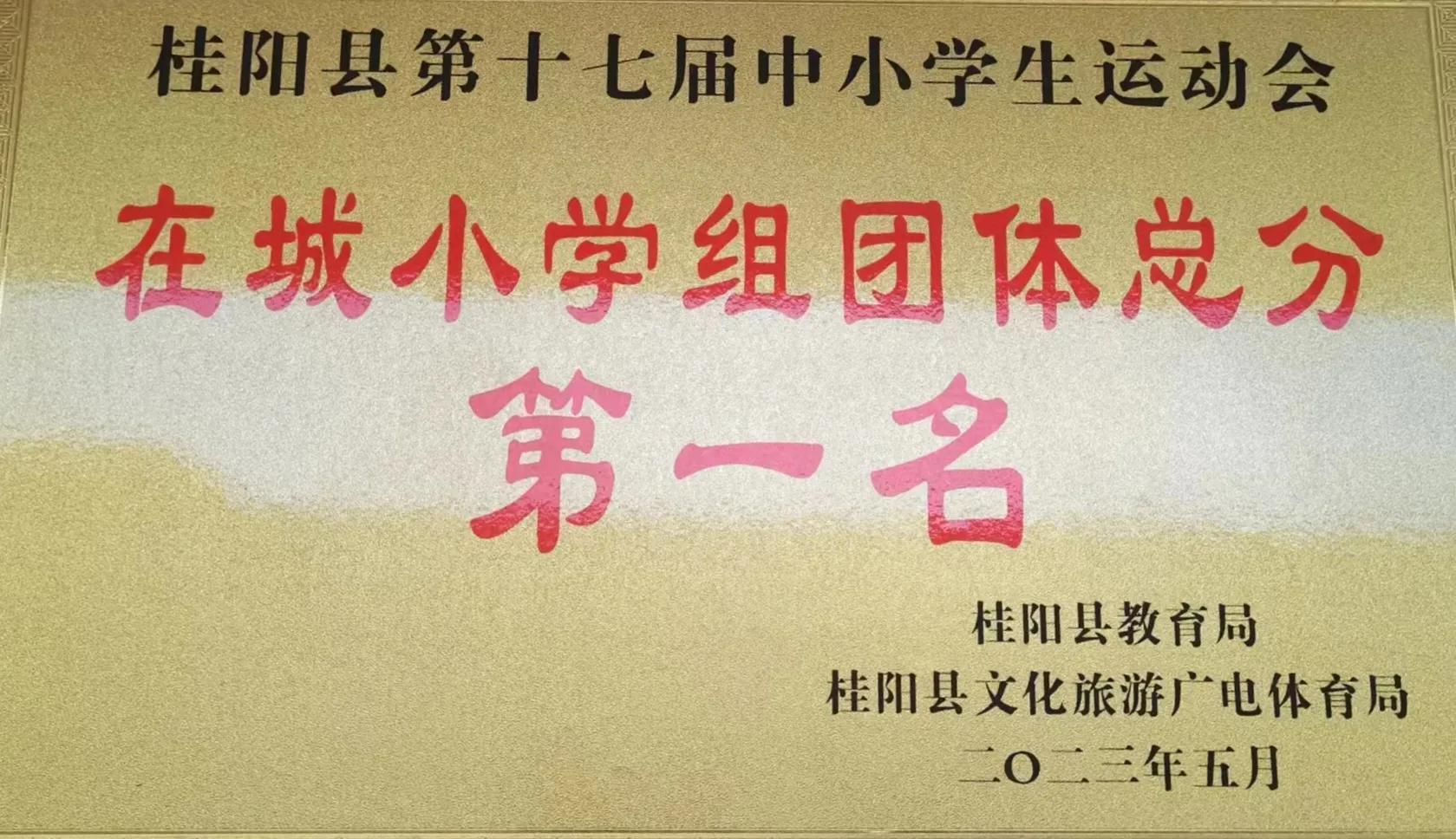 桂阳城南完小学科竞赛获奖喜报,桂阳城南完小2023年大课间操比赛