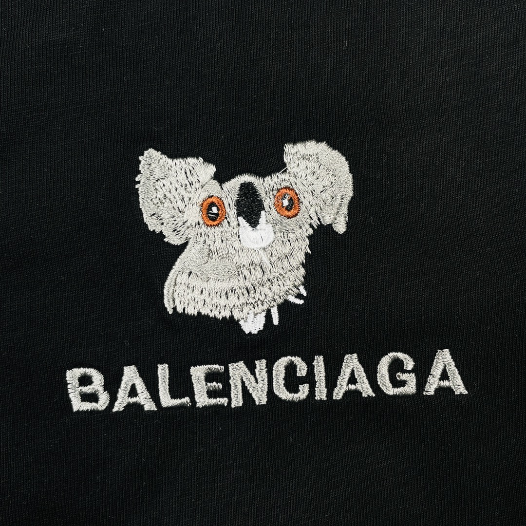 巴黎世家经典款短袖balenciaga,balenciaga巴黎世家小熊印花宽松