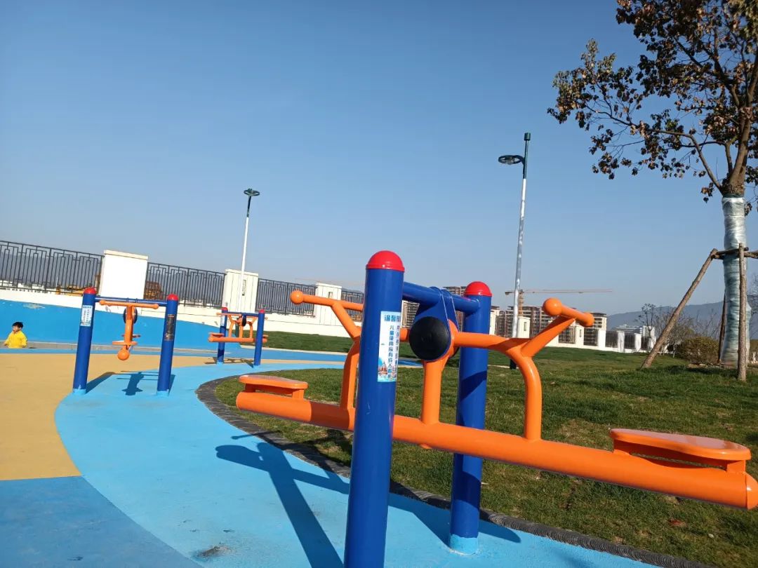 浦溪河公园健身步道,浦溪河体育公园运动打卡