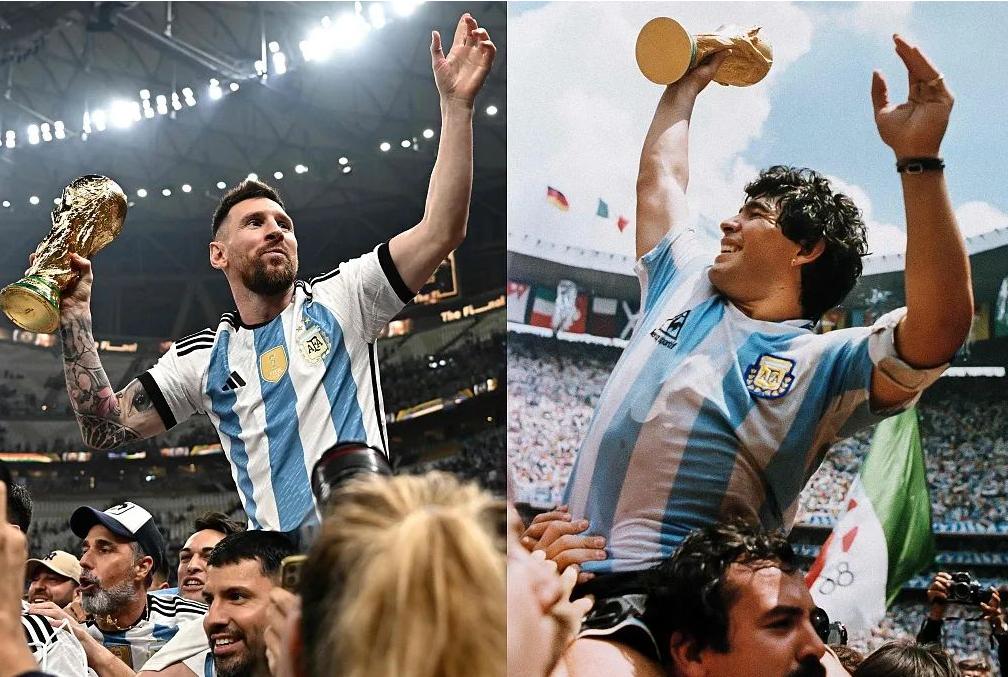 足坛梅西记录,梅西马拉多纳贝利足球实力谁厉害