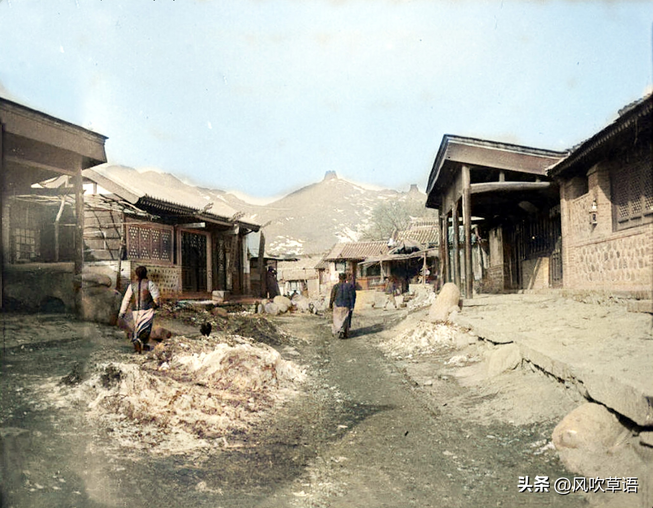 1860-1910年代北京城墙老照片,古城堡老照片