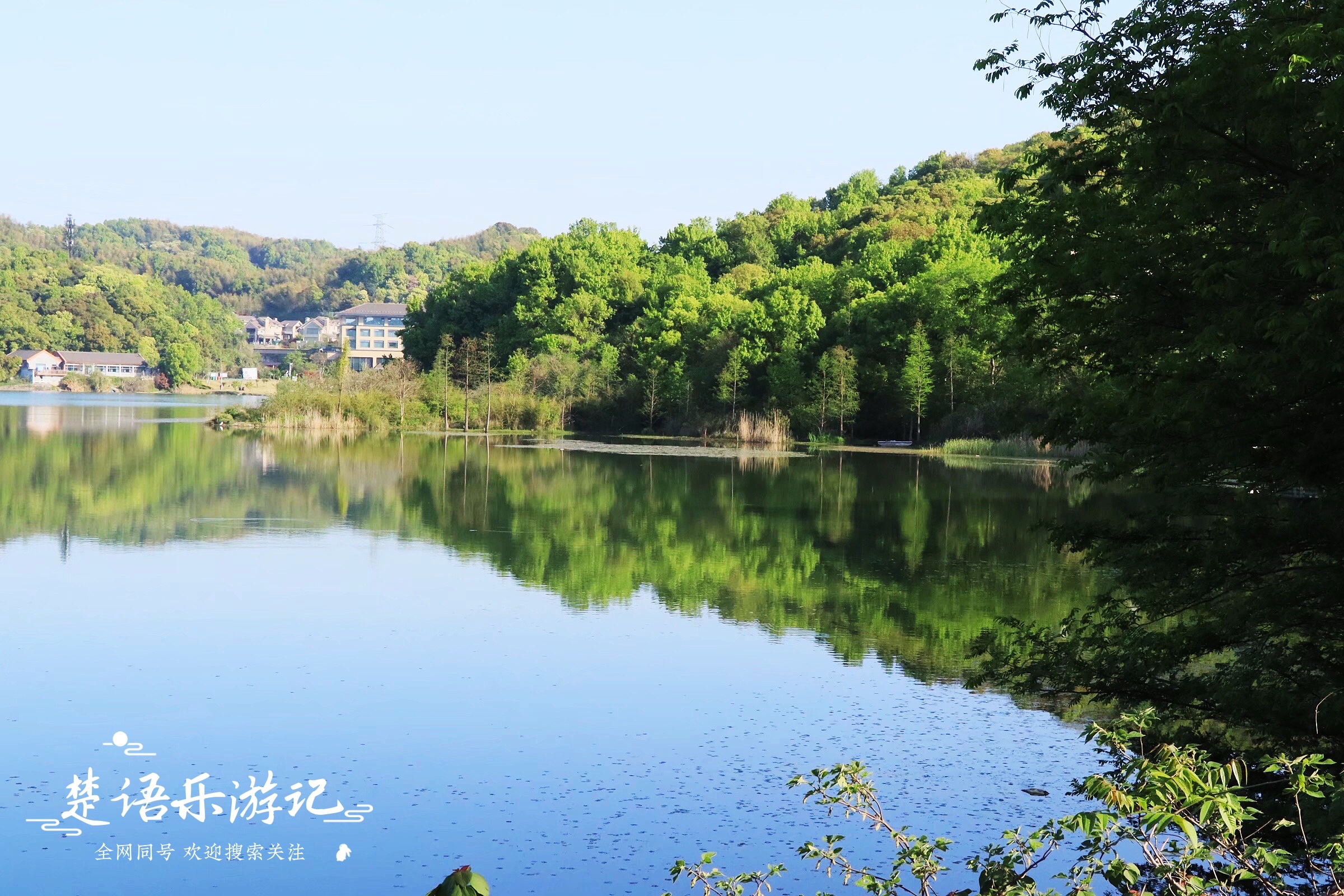 宁波这个网红景点不仅有花海，原来还是露营胜地，湖光山色美如画