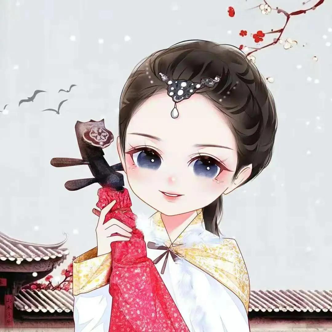 精美手绘手机壁纸古装演员,唐嫣古装高清壁纸