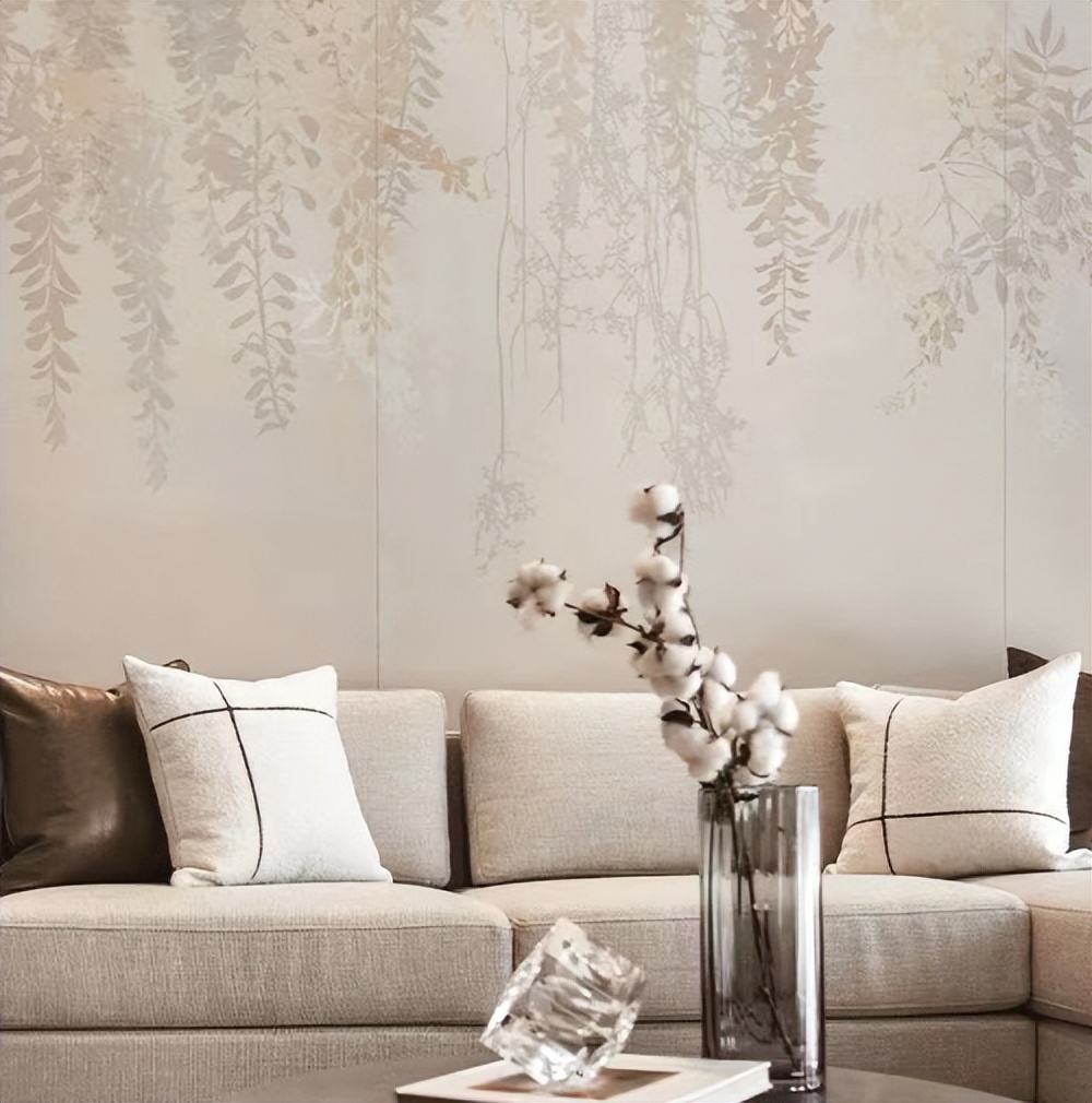 美式室内设计壁纸,家装复古壁纸效果图