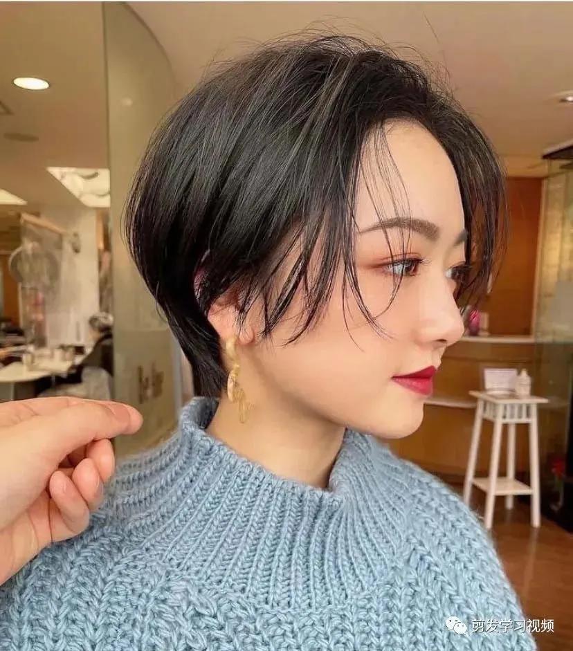 小圆脸短发发型,小圆脸短发发型图片