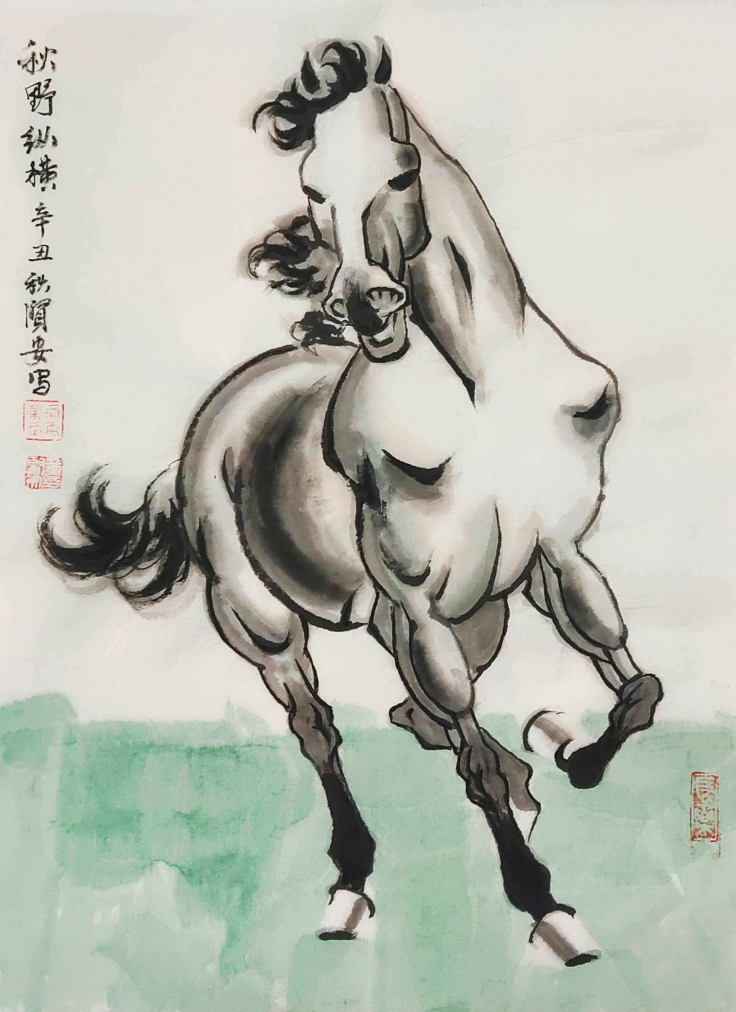 迎冬奥庆新春书画,迎元宵庆冬奥绘画一等奖