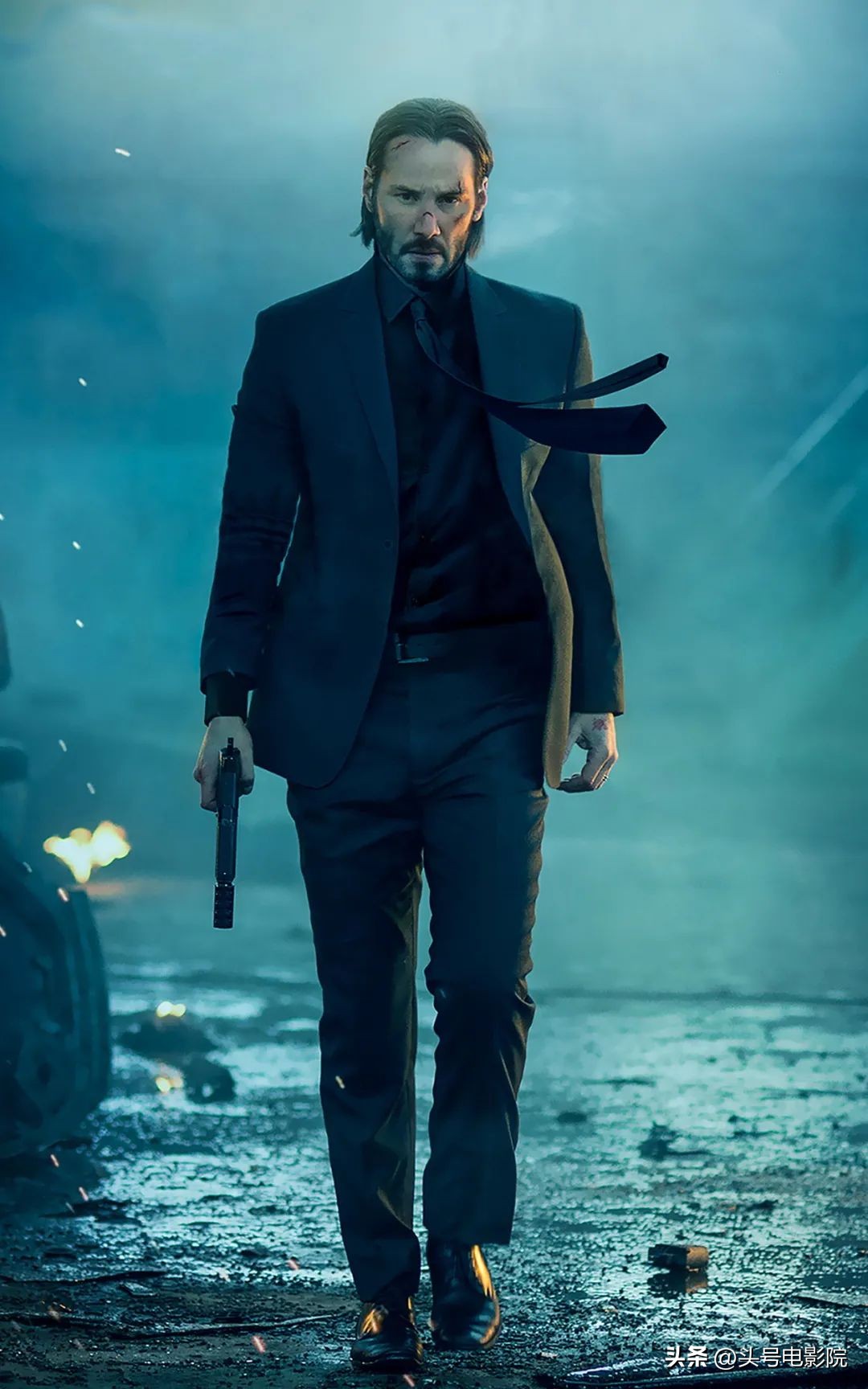 基努里维斯和布拉德皮特同框,模仿基努里维斯战术